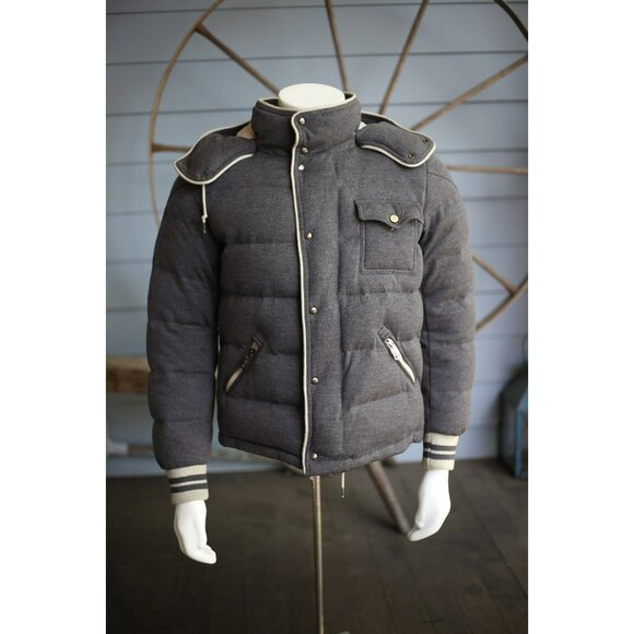MONCLER Wool Giubbotto Classic Puffer Jacket Size 1/ Small $1,560